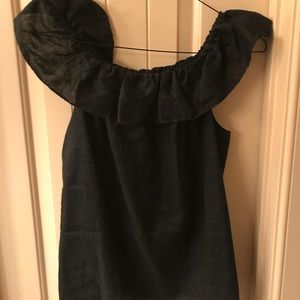 Black off the shoulder top J. Crew
